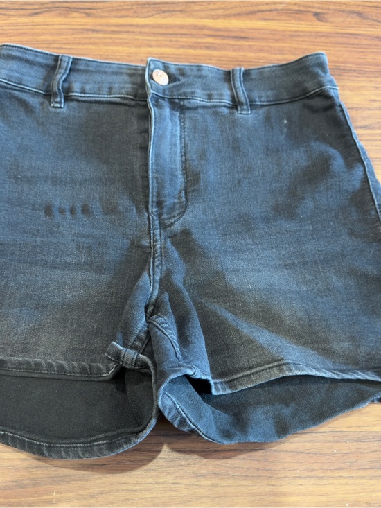 Divided Pants - Divided Black Denim High-Waist Shorts